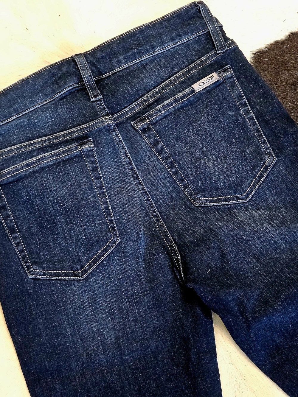 Joe's Jeans Dark Blue Ankle Crop Skinny Jeans Sz 27 - Picture 4 of 9